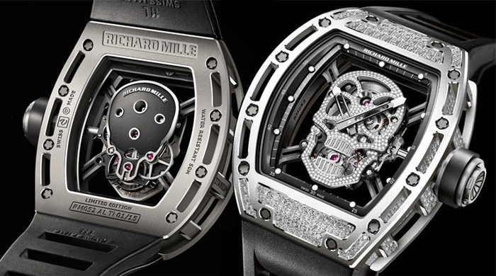 Richard Mille Tourbillon RM 052 Skull Replica Watch